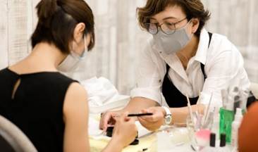 キャリエールネイルスクール【東京新宿・横浜・立川のネイルスクール】授業風景